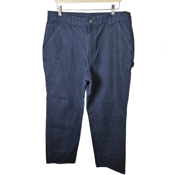 Carhartt Dungaree Fit Washed Duck Utility Work Pants‎ B11 MDT 38 X 32 Carpenter - Picture 2 of 12
